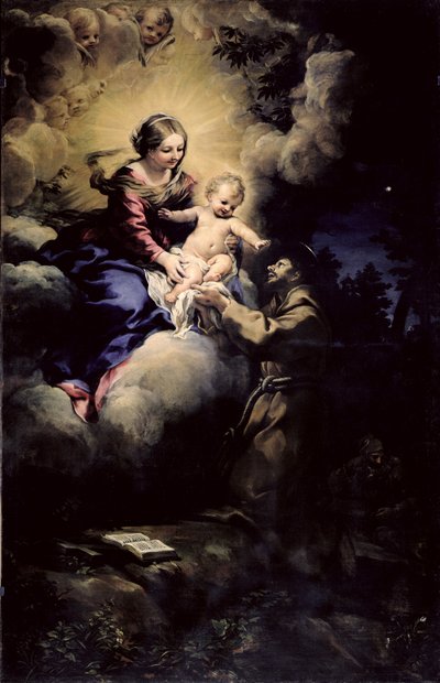 The Visitation of St. Francis, 1641 by Pietro da Cortona